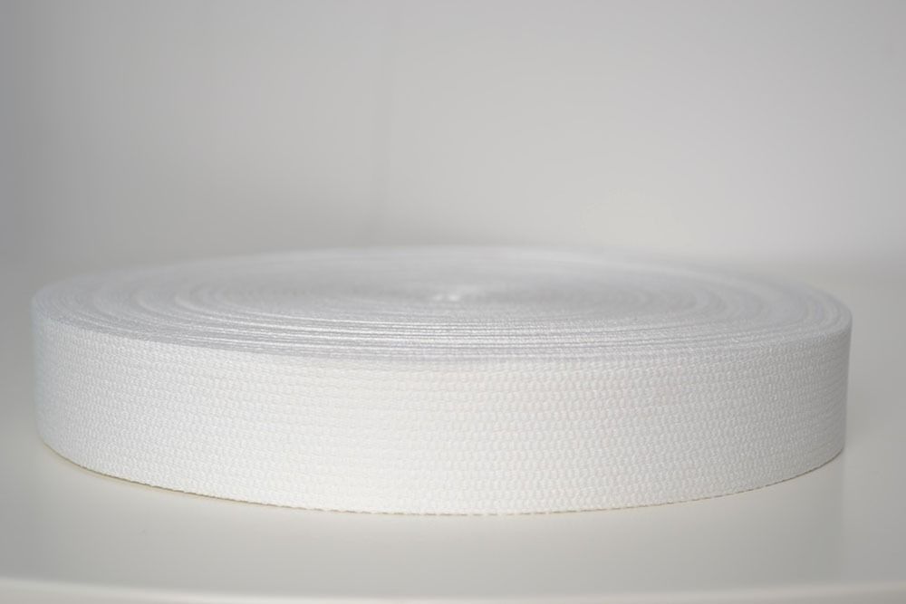 Baumwollband 3cm Weiß