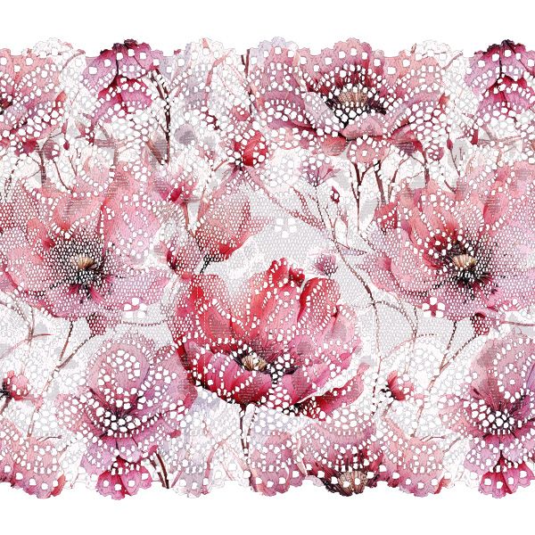 Kunstseide/silky elastisch Blumen rosa Schönheit