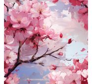 Panel für PUL Überhosen Kirschblüten