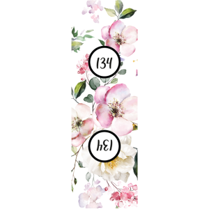 Größenetiketten 10 Stk - Sommerblumen 134
