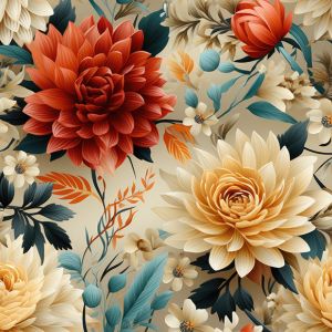 Wasserabweisender Polyester TD/NS romantische Blumen Riam