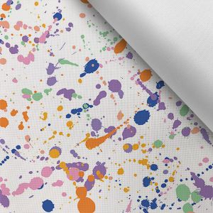 Wasserabweisender Polyester TD/NS Fluo bespritztes Muster auf weiß