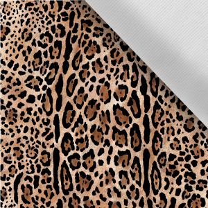 Softshell Stoff Sommer flexibel - Leopard