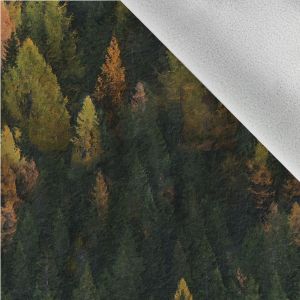 Wintersoftshell Farbmalerei - Wald