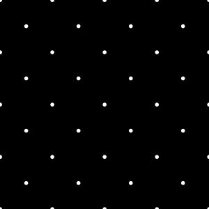 Funktioneller Thermo-Jersey mit Fleec angeraut weiße Punkte 4mm auf Schwarz