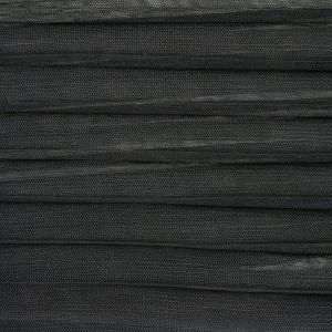 B-Ware - Tüll plissiert schwarz