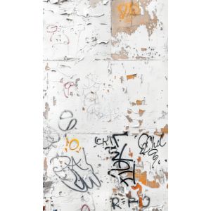 B-Ware - Fotohintergrund 160x265 cm gekritzelte Wand
