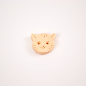 Holzknopf Handmade Kitty – 10er-Packung