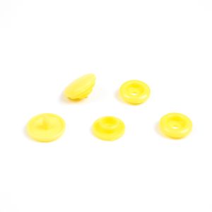 Druckknöpfe 10 mm gelb - 20er-Packung