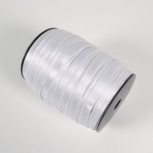 BH-Träger Satingummi 12 mm breit weiß