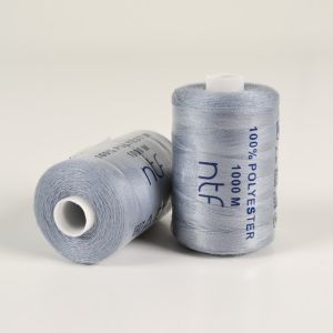 Polyestergarn NTF 1000 graublau
