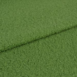 Mantelstoff Bouclé grün