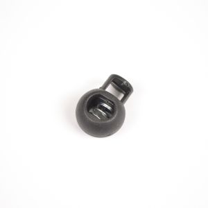 Kordelstopper rund 9 mm schwarz - 10er-Packung