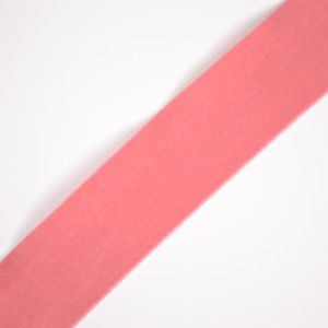 Elastisches Samt-Gummi 4 cm rosa
