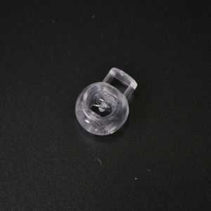 Kordelstopper rund 9 mm durchsichtig - 10er-Packung