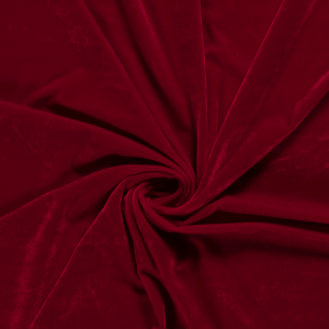 Samtstoff elastisch Premium Rot