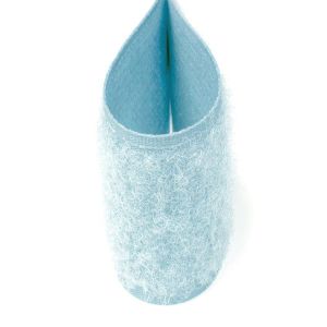 Klettverschluss - Plüsch hellblau 2 cm