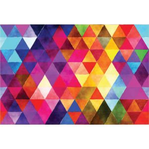 Gummiband 5 cm - Dreieck Mix